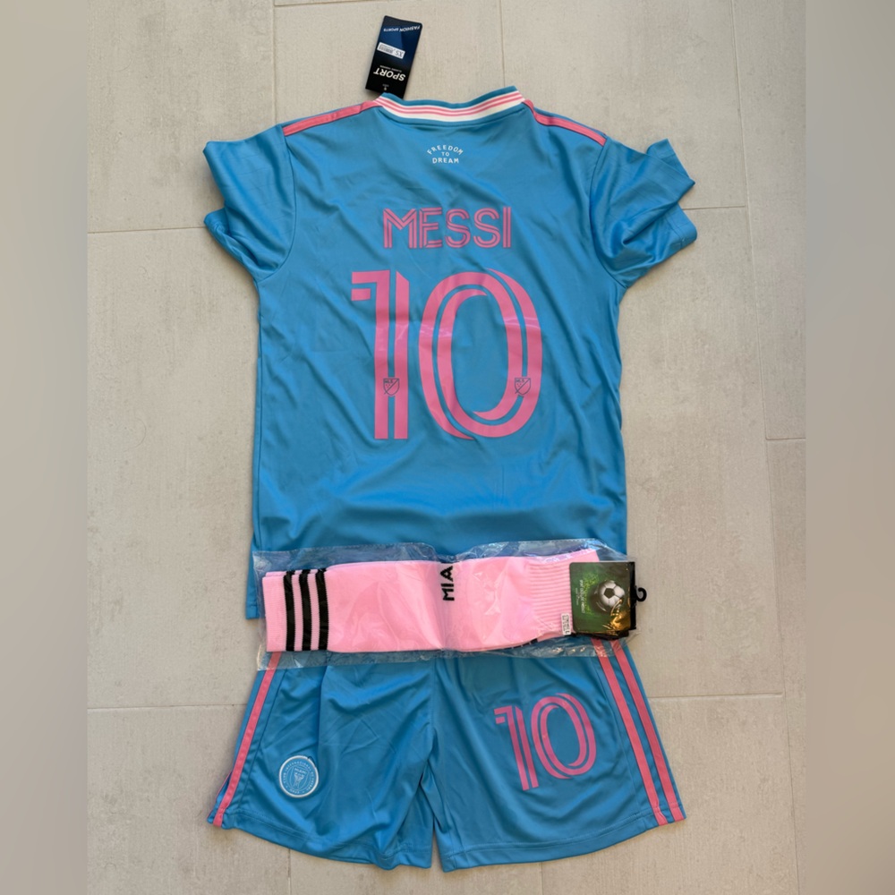 Messi Inter Miami 2nd Away Kit #10 Soccer Futbol